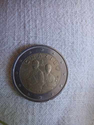 Moneta due euro rara - euro,