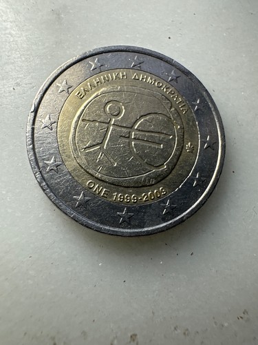 Moneta due euro omino - due,