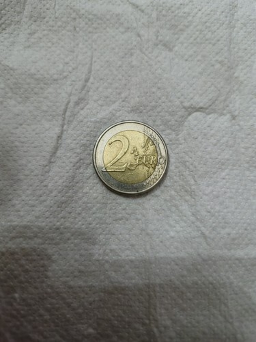 Moneta due euro rara - due,