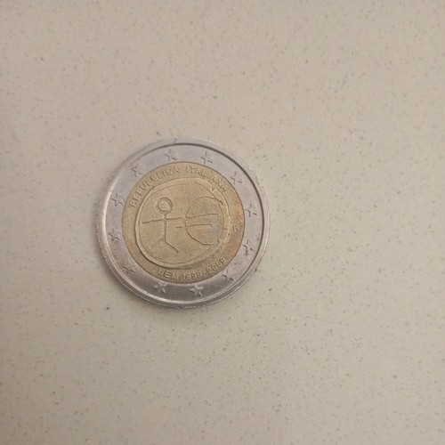 Moneta due euro - due, 2