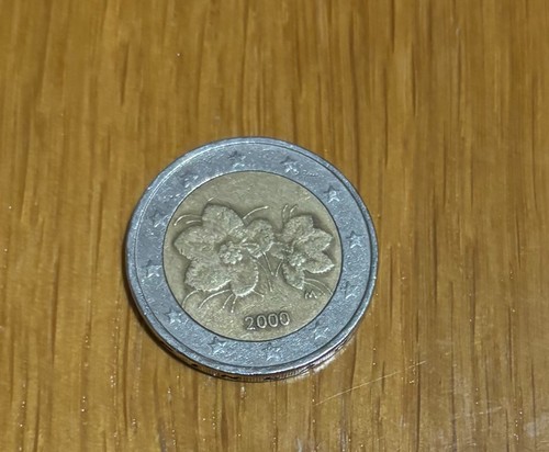 Moneta due euro 2000 con - due,