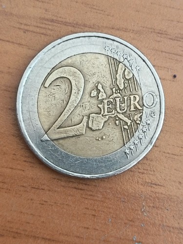 Moneta due euro rara della - da,