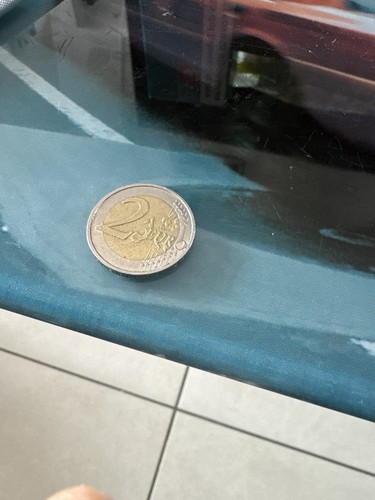Moneta due euro tedesca - due,