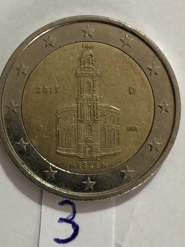 Moneta due euro - due,