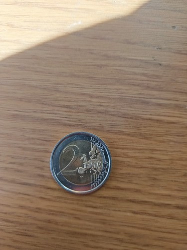 Moneta due euro rara - da,