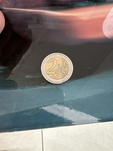 Moneta due euro rara - moneta, grecia