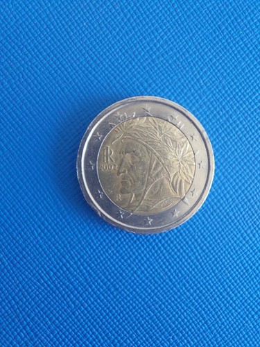 Moneta due euro - due,