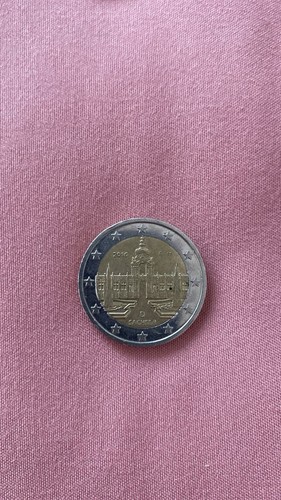 Moneta due euro rara - da,