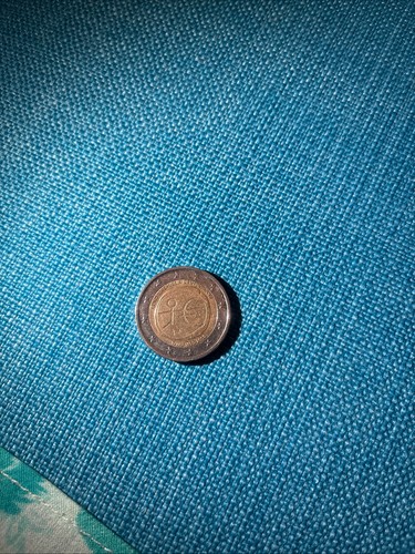 Moneta due euro - moneta,