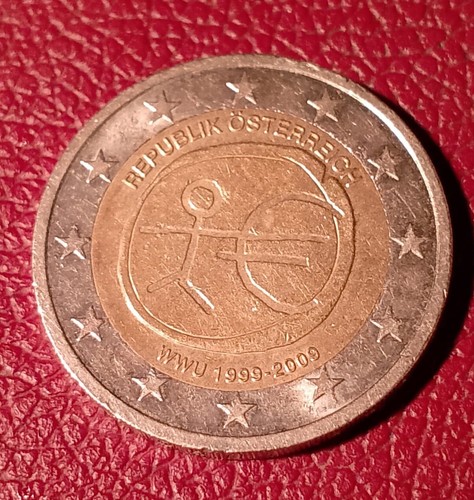 Moneta due euro republik - moneta,
