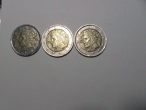 Tre monete due euro rare - tre,